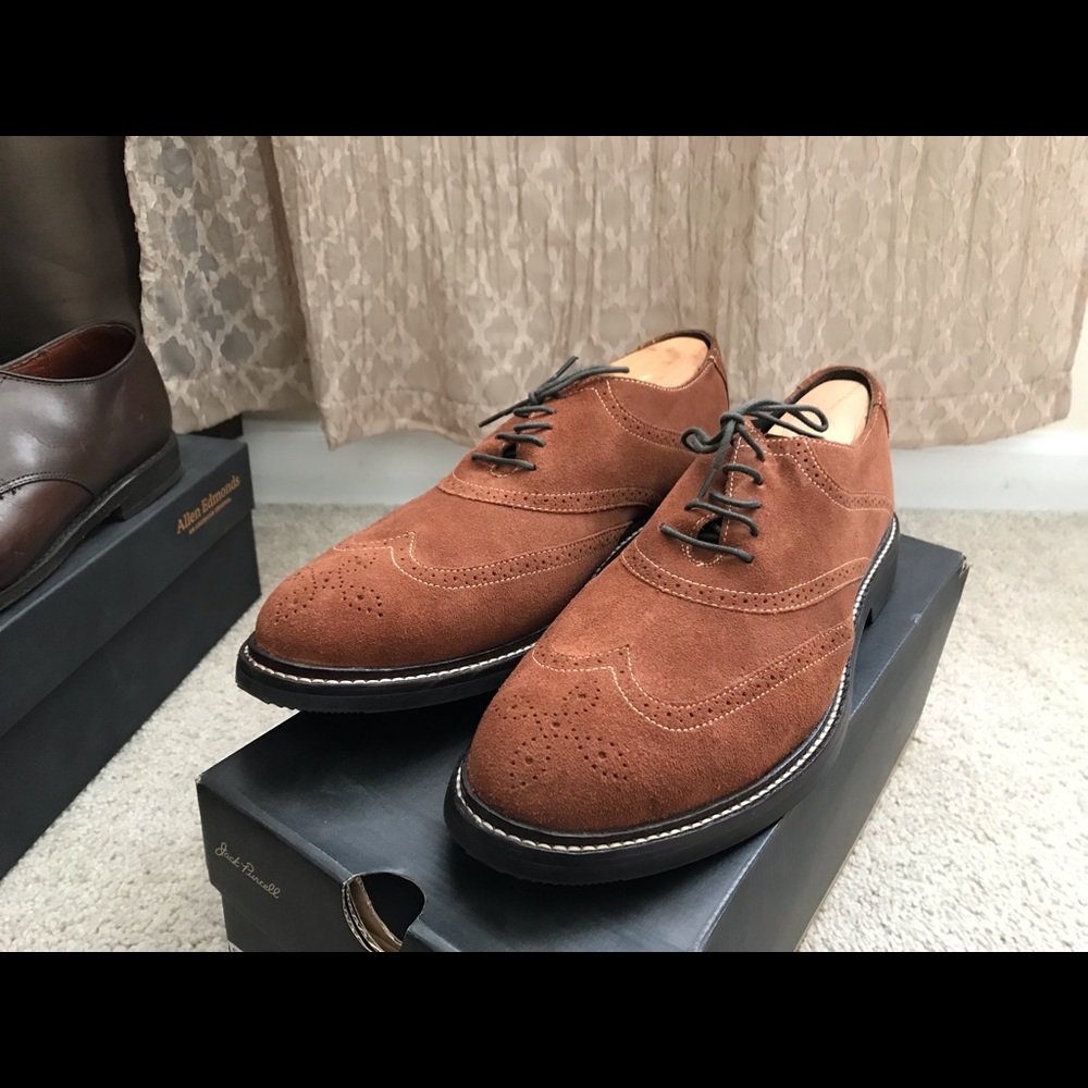 Cole Haan Suede wingtips